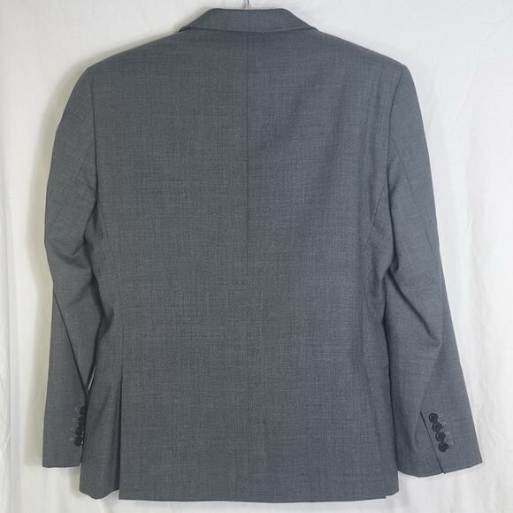 Charles Tyrwhitt Slim Fit Gray Wool Blazer Sport Coat Jacket Men’s 40S Merino - Picture 3 of 11